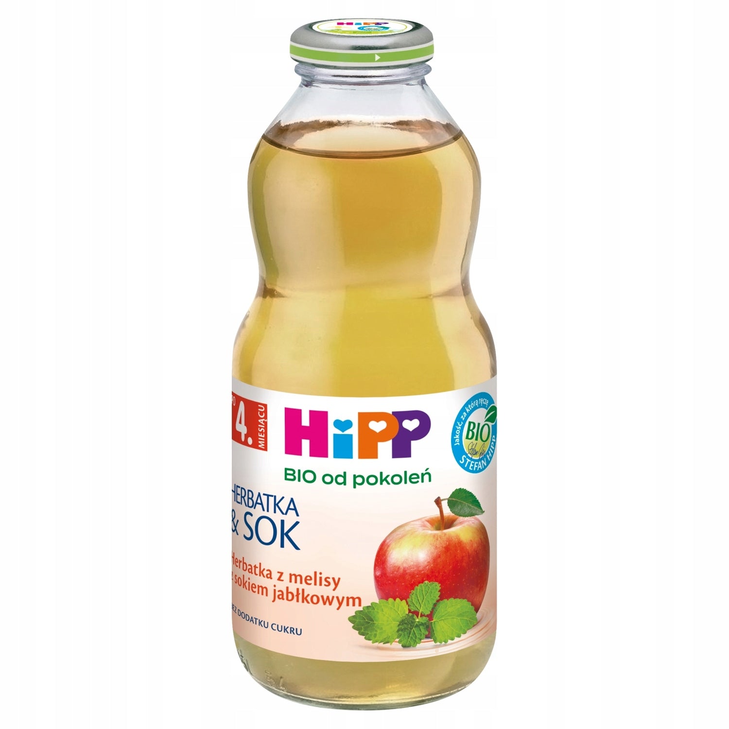 HiPP BIO lemon balm tea with apple juice for generations, 500 ml