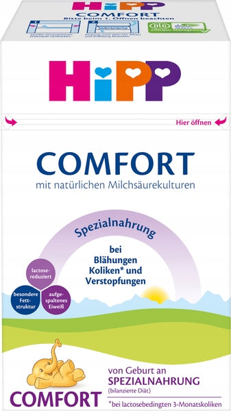 HiPP Comfort Special Modified Milk for Babies for Colic and Constipation