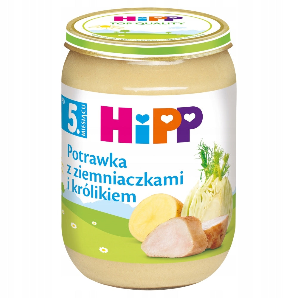HiPP Dish with potatoes and rabbit 3x190g after 5 months Brand Hipp