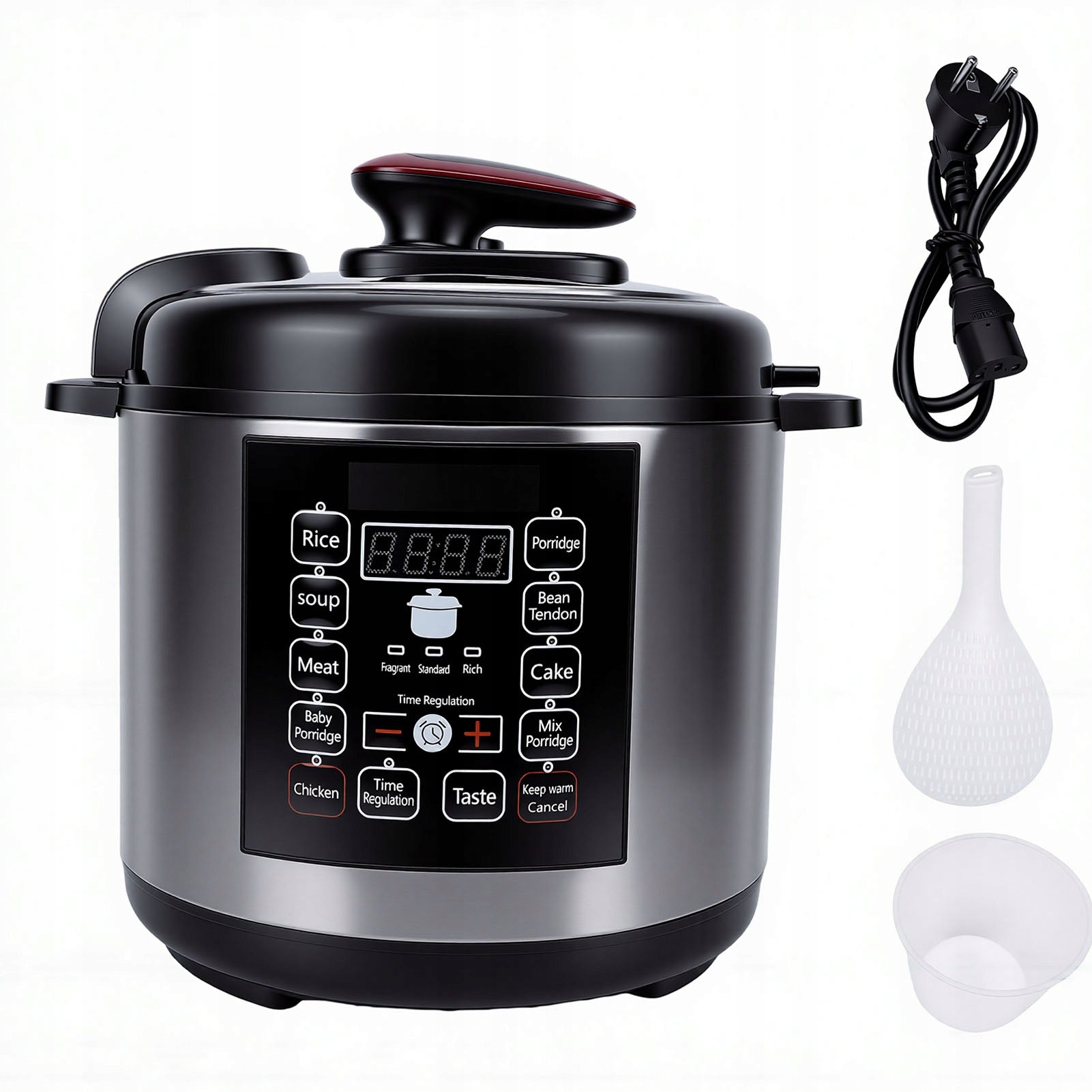 High Efficiency and High Safety 6-Liter TB Pressure Cooker Dominant color multicolor