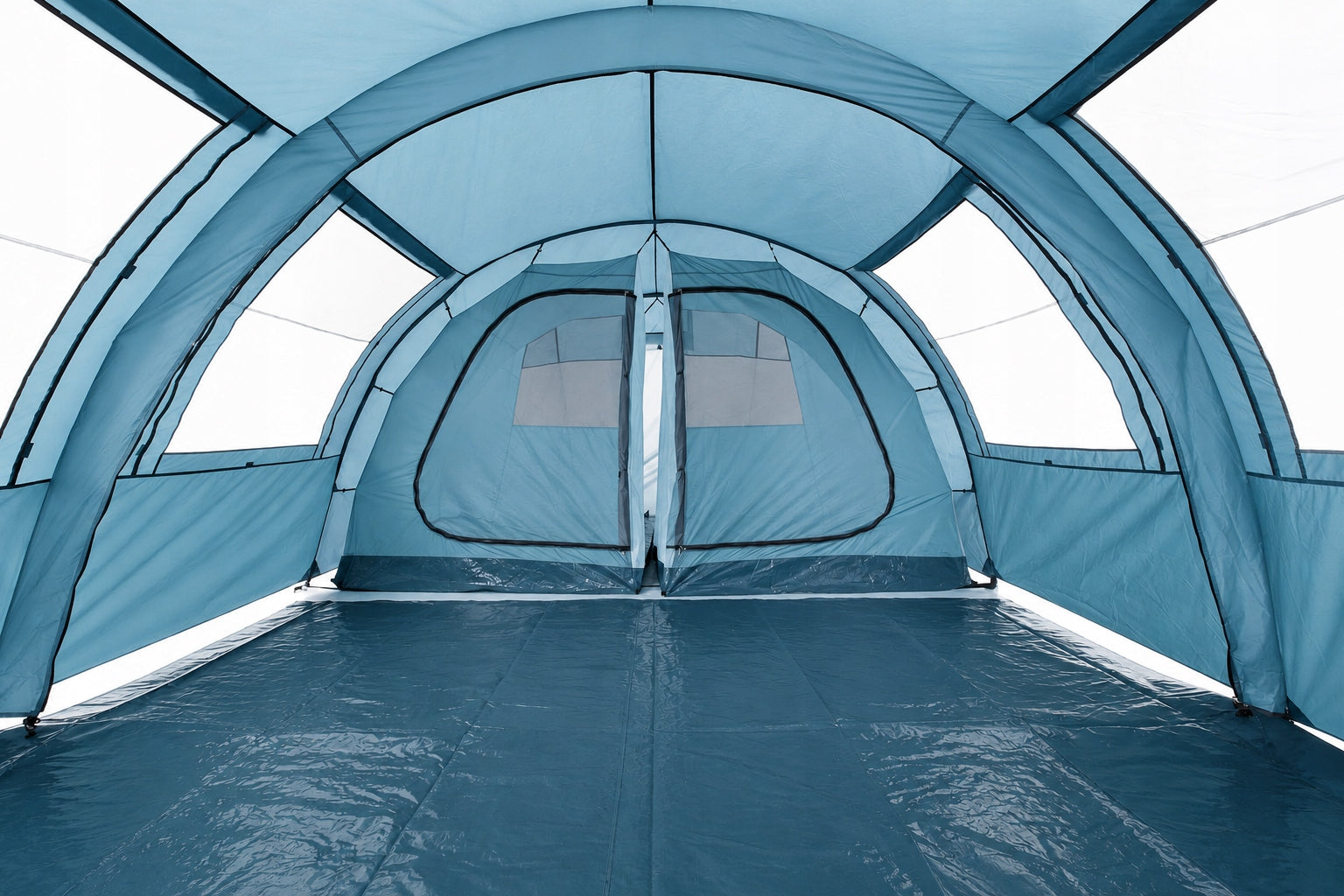 High Large Tent 16m² VERONA II XL 4 persons 5000mm Black cabins HIT SEASON Brand Vibra Camping