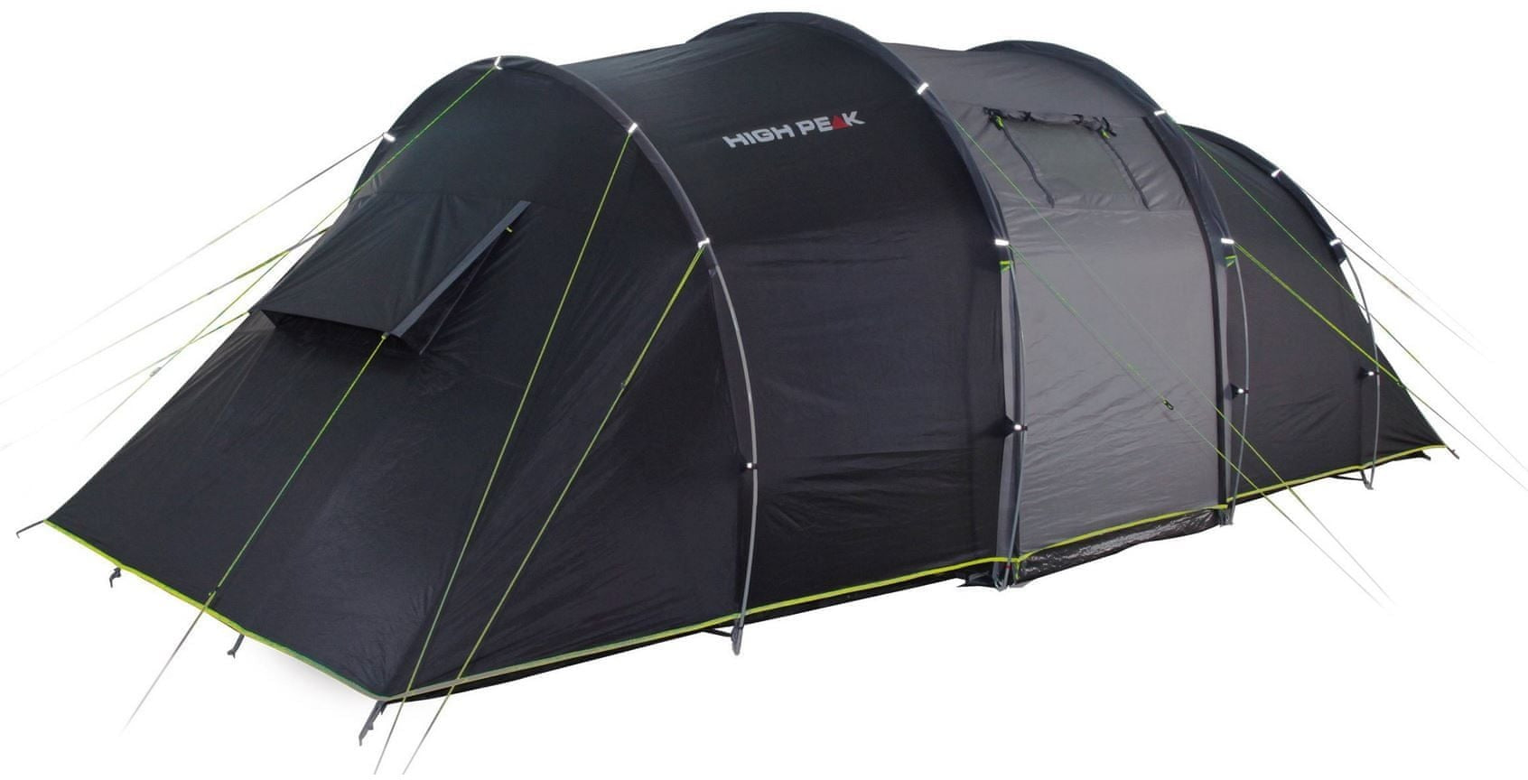 High Peak Tauris 6 Tunnel Tent Black Color gray