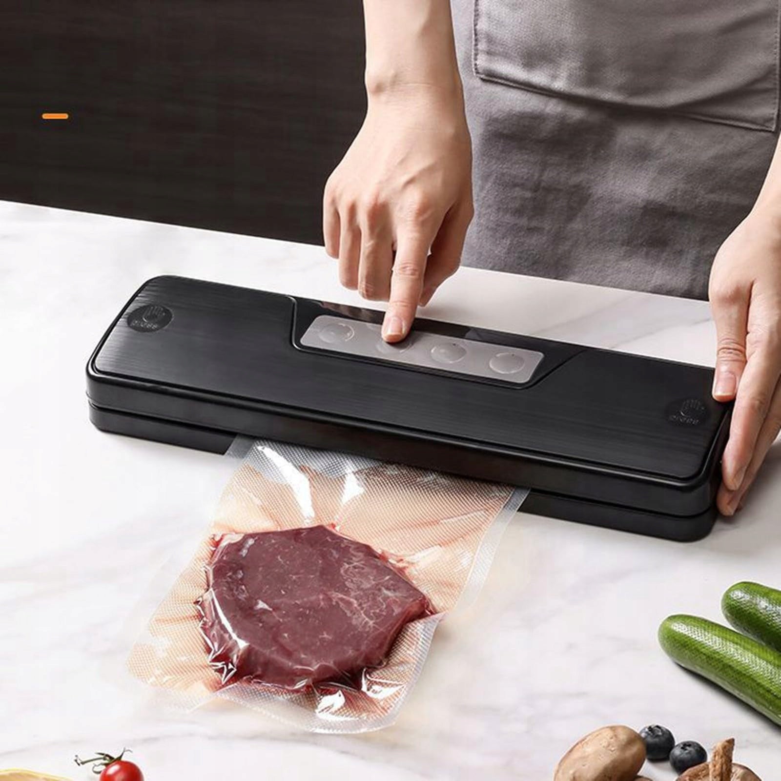 High Power 135W Food Vacuum Sealer with Bag Set for Food Preservation Brand no brand