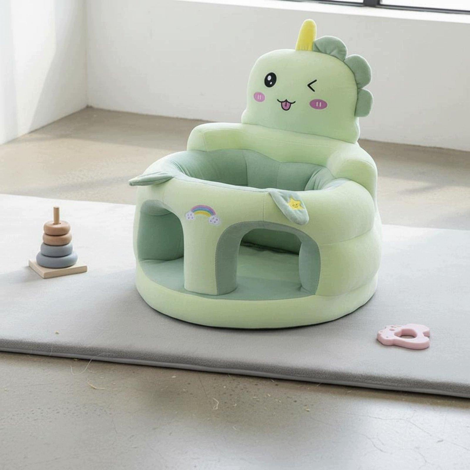High Resilience Foam Children Support Seat Cushioned Baby Gray Elephant Brand no brand