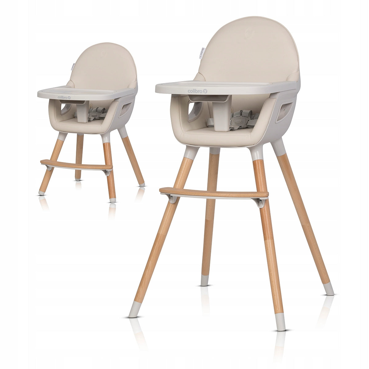 High chair Colibro Scandi Almond 3in1