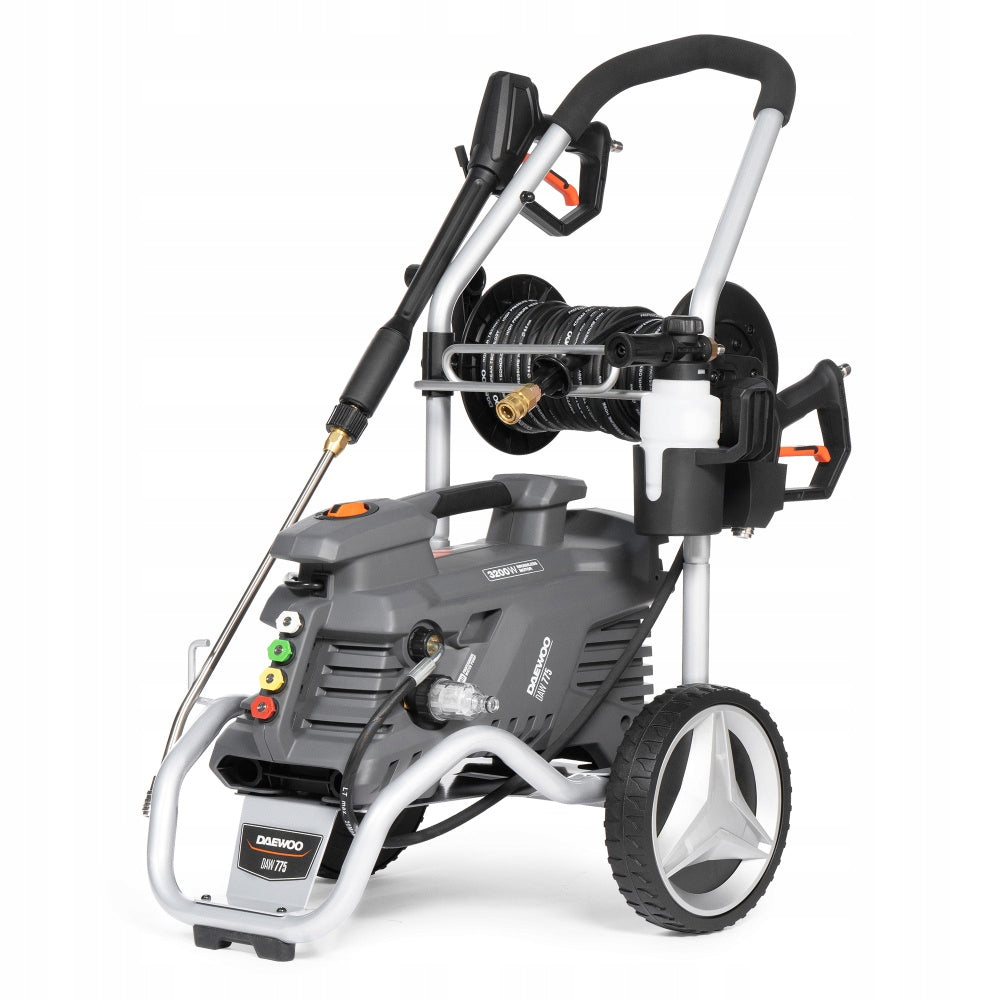High pressure washer Daewoo DAW 775 3100W 190 Bar 12 m hose Brand Daewoo