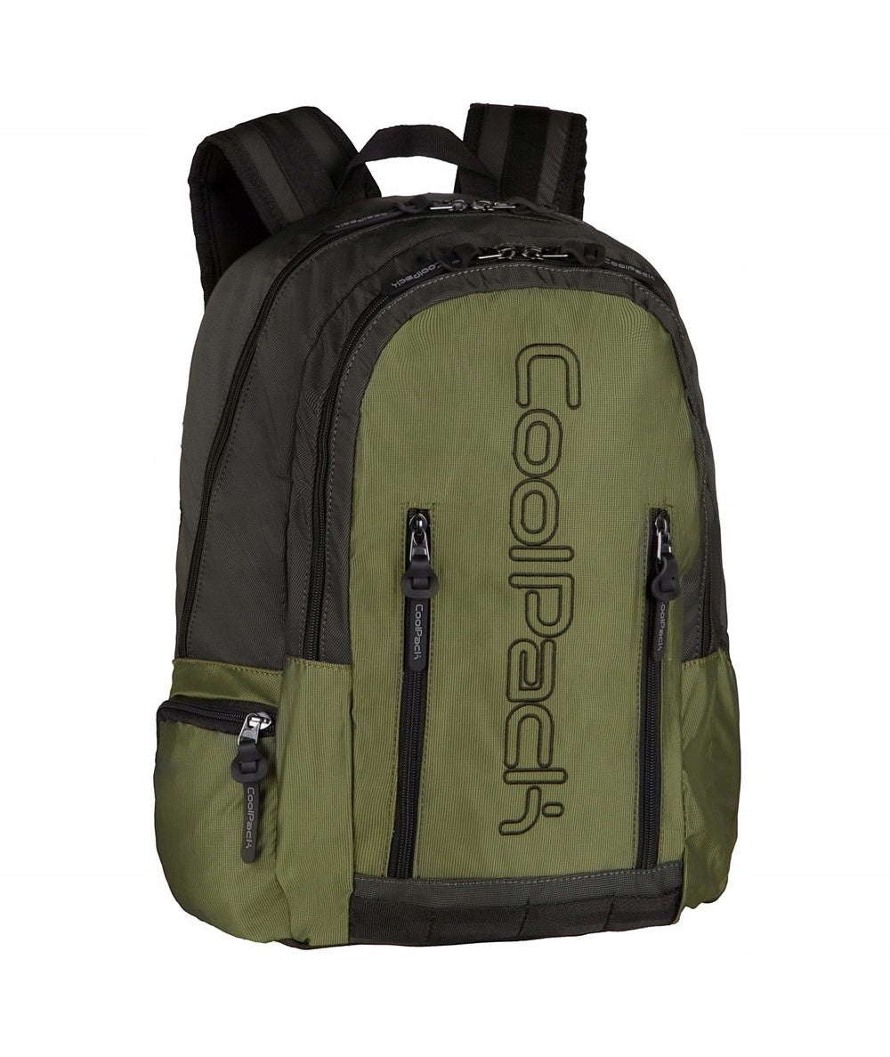 High school backpack CoolPack CP IMPACT OLIVE green youth