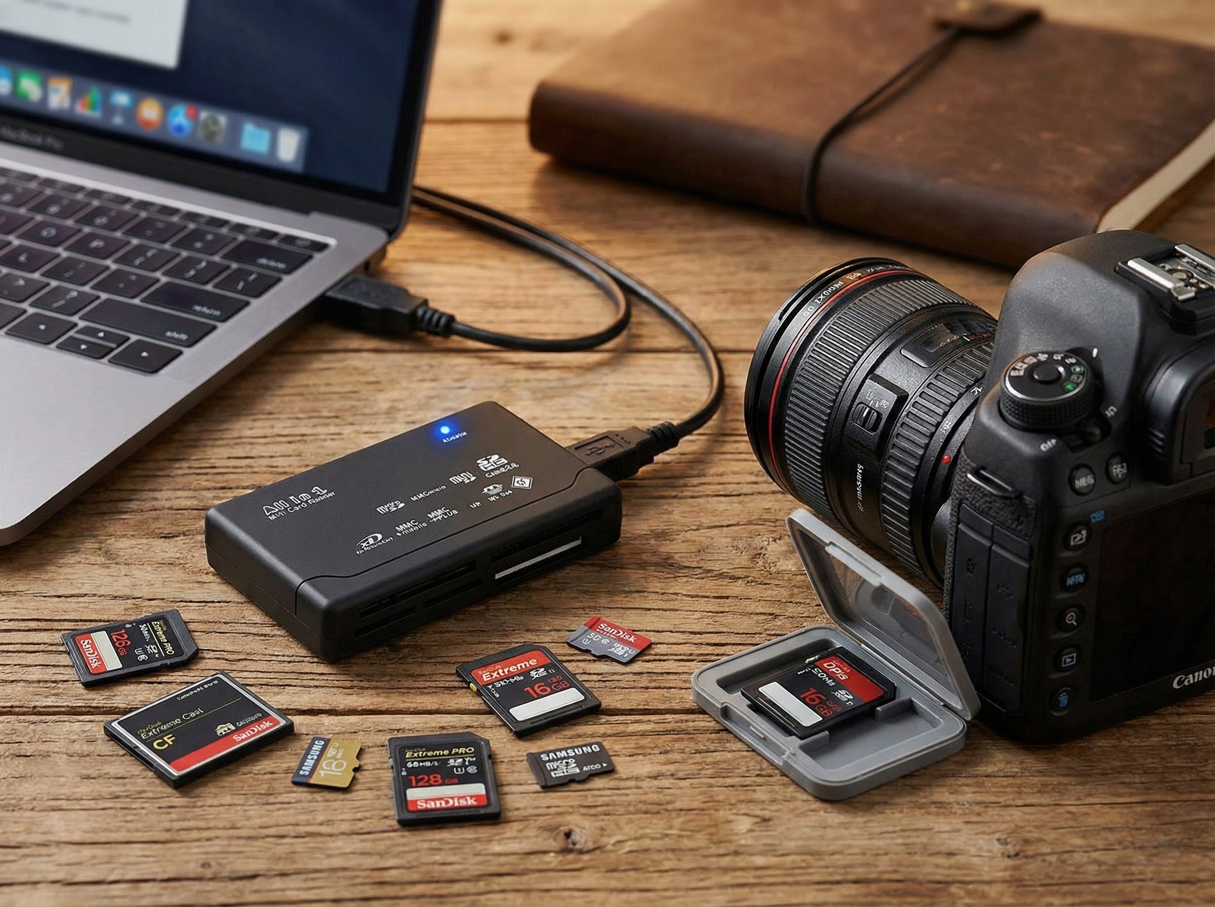 High-speed universal USB SD SDHC SDXC MICRO MS CF XD M2 memory card reader Manufacturer code E378