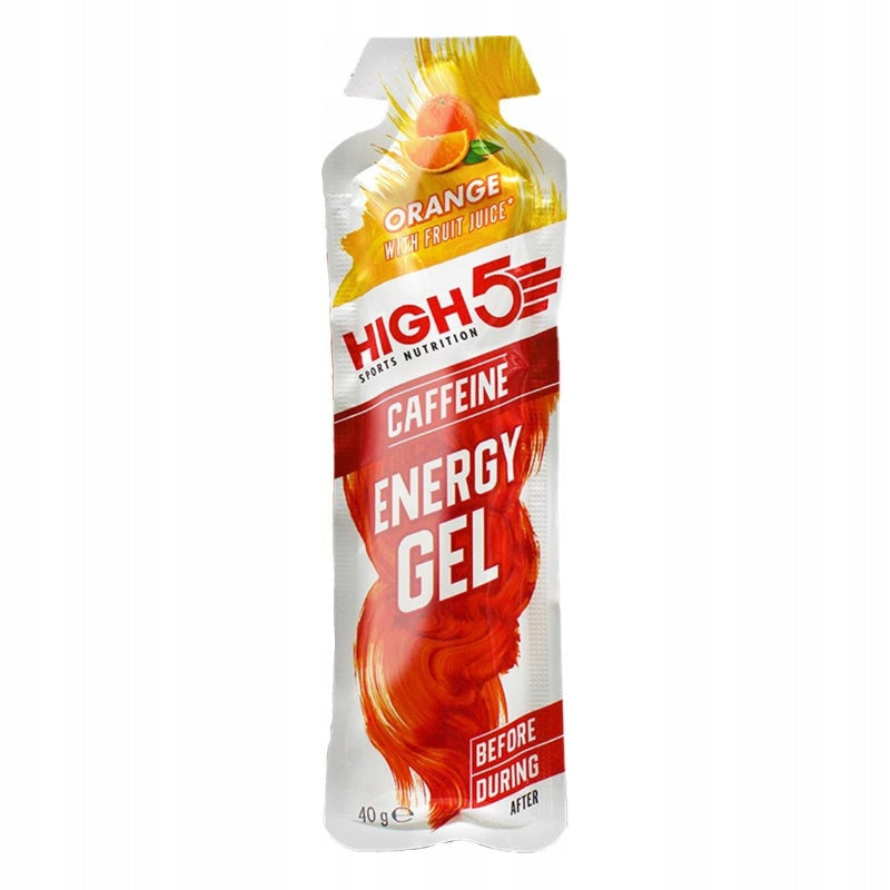 High5 - energy gel with caffeine (30 mg) and vitamin B6 orange 40g