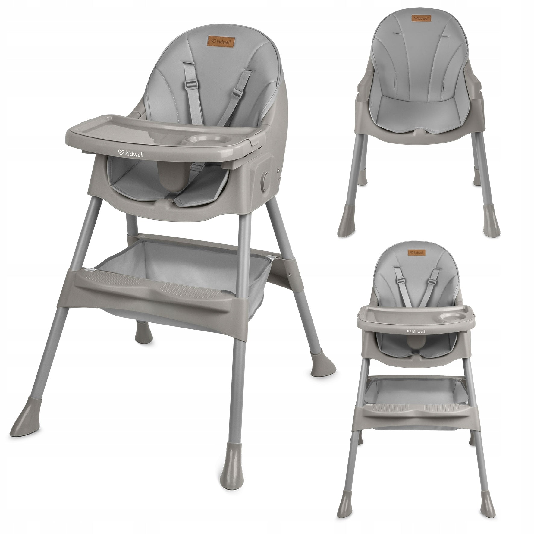 Highchair 2in1 Kidwell TINTO grey