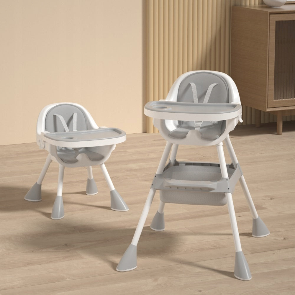 Highchair 3in1 child seat tray accessories 2 FREEBIES grey Manufacturer code KDK02 szare