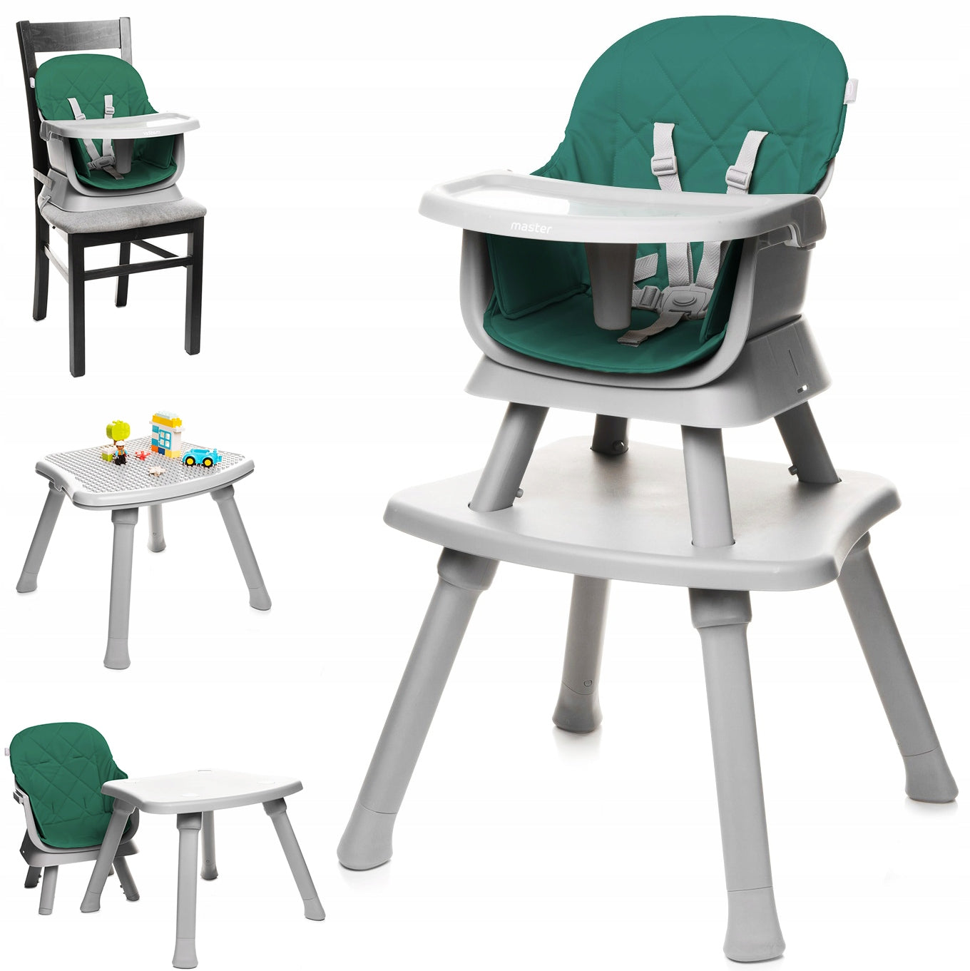 Highchair 4Baby Master Green