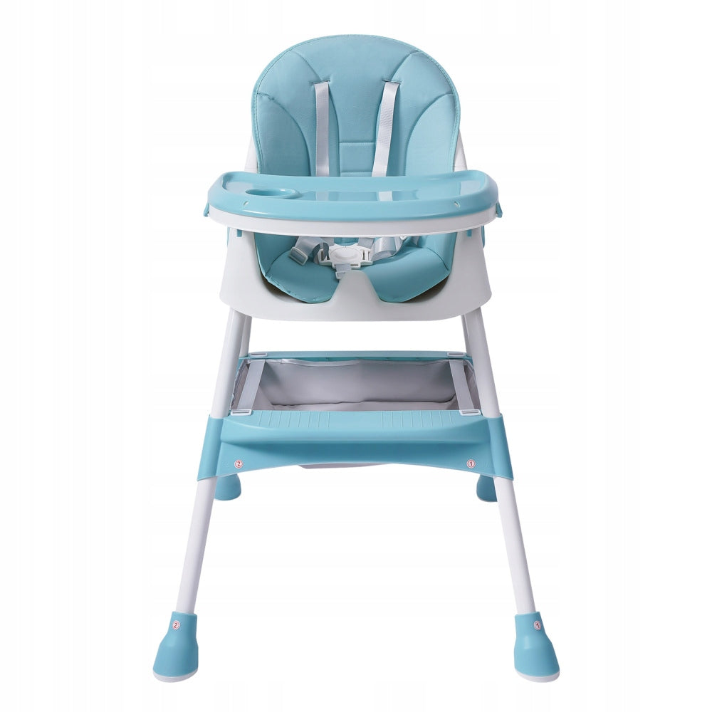 Highchair BabyStar blue with adjustable and straps