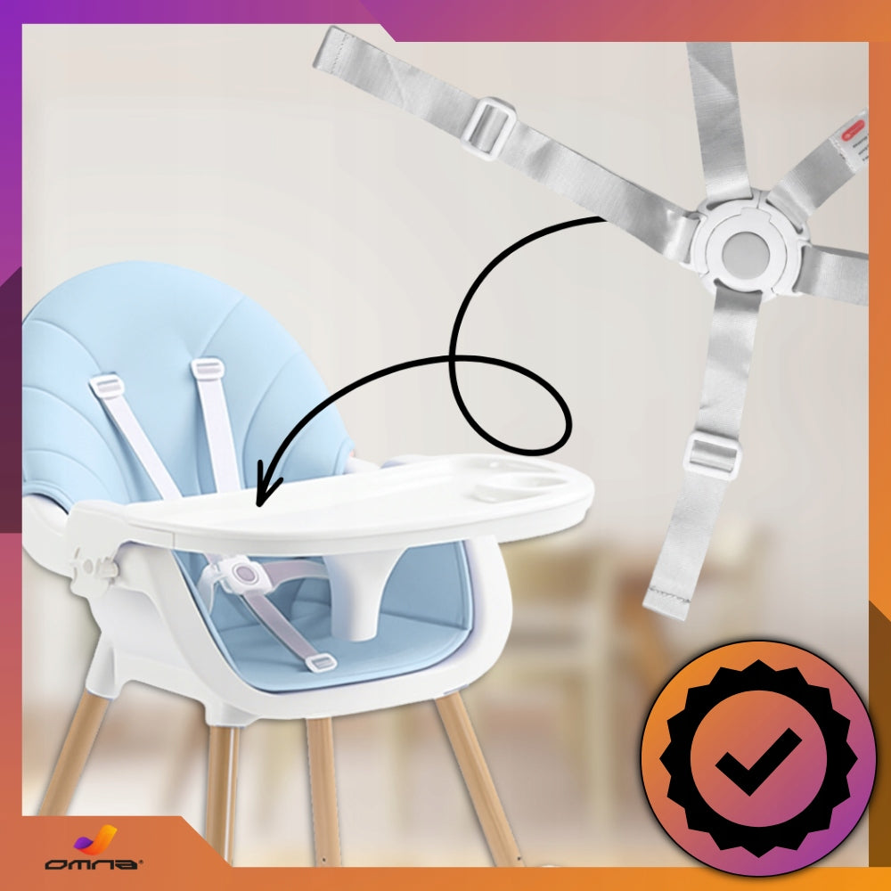Highchair Belts 5-Point Seat Belts Manufacturer code Pasy do krzesełka