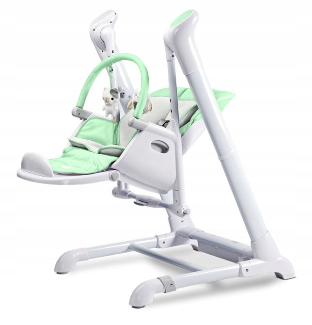 Highchair Caretero INDIGO with recliner function, swing +6msc - MINT Packaging status original