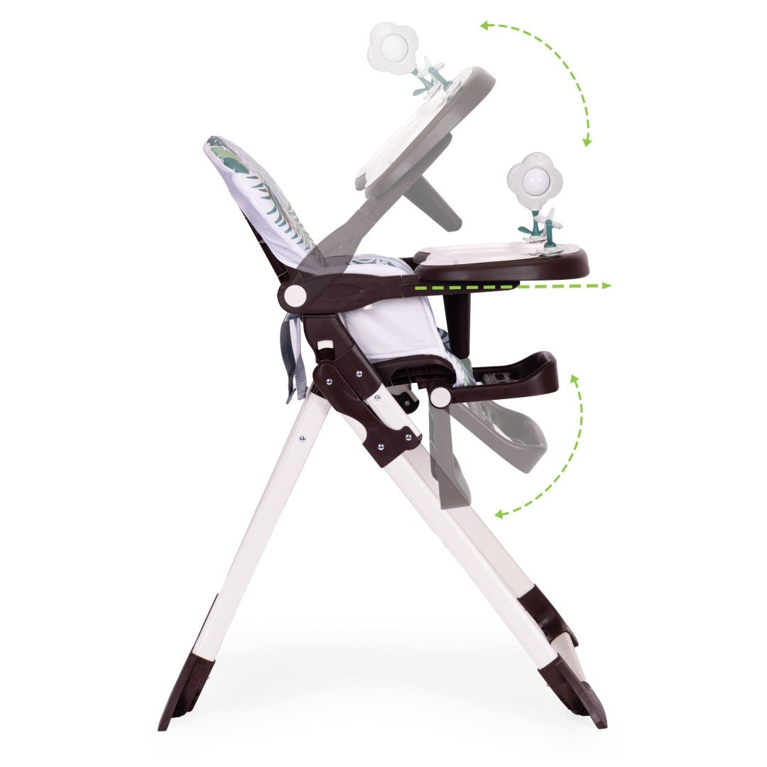 Highchair Feeding Children Folding Adjustable Tray Toys 6-36m 15kg Manufacturer code Krzesełko Do Karmienia_DZ