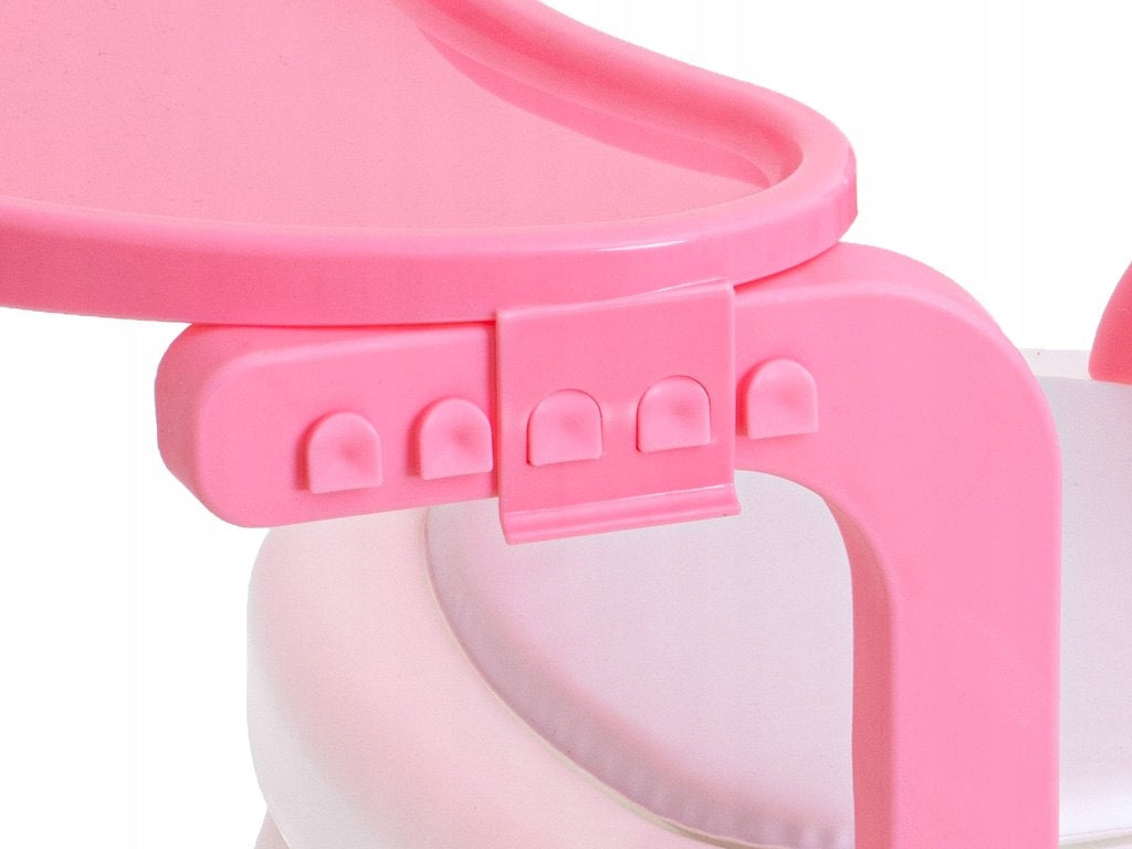 Highchair Feeding and Playing Table Pink - Perfect For Children 6-4 Years Manufacturer code fotelik do karmienia dziecięcy zabawka