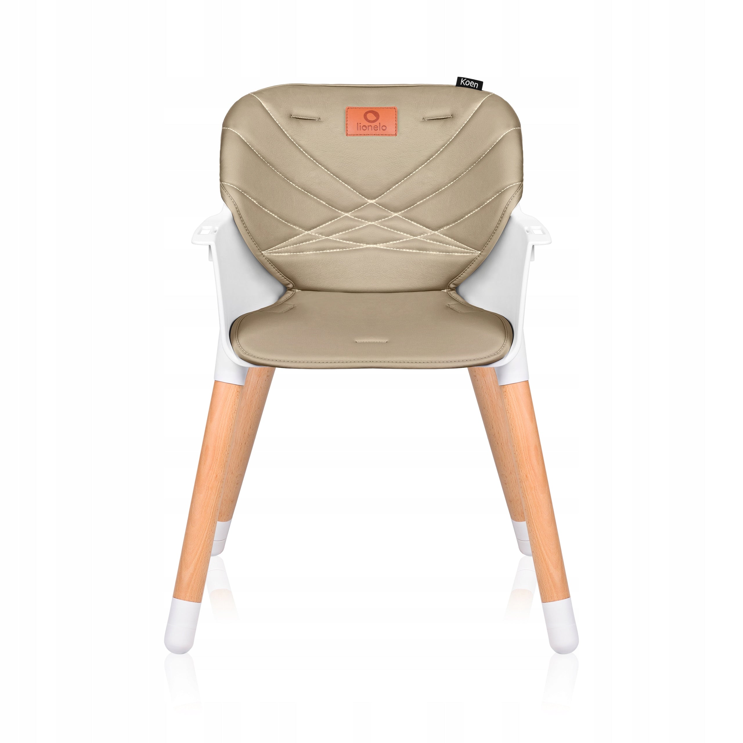 Highchair Lionelo Koen Beige Sand Color shades of brown and beige