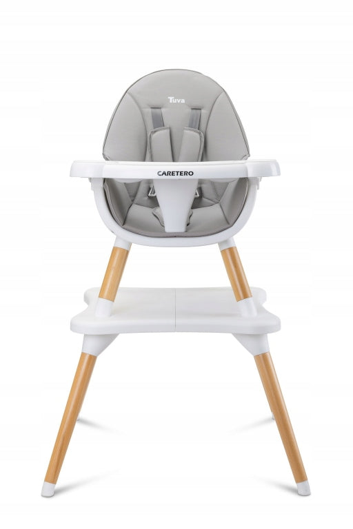 Highchair Tuva grey Color shades of gray and silver