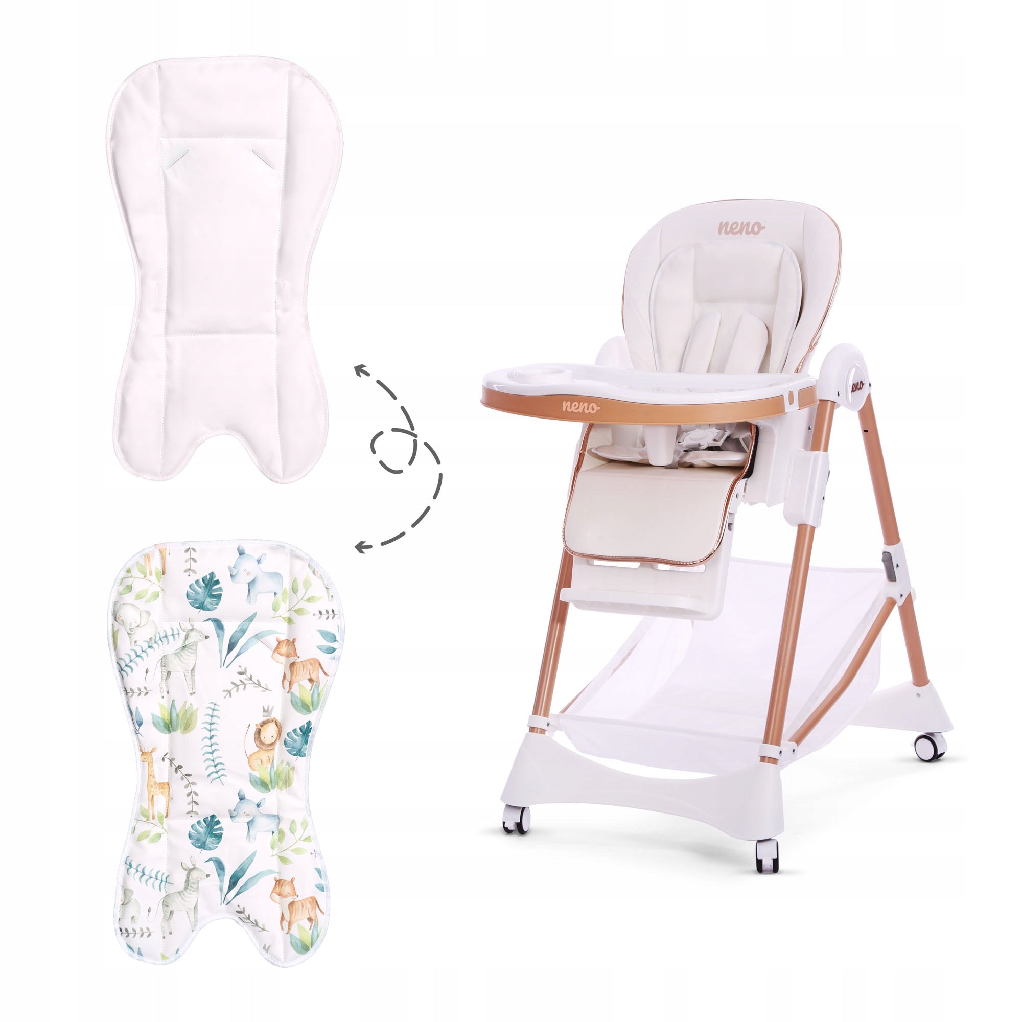 Highchair adjustable Neno Sedi Grey Packaging status original