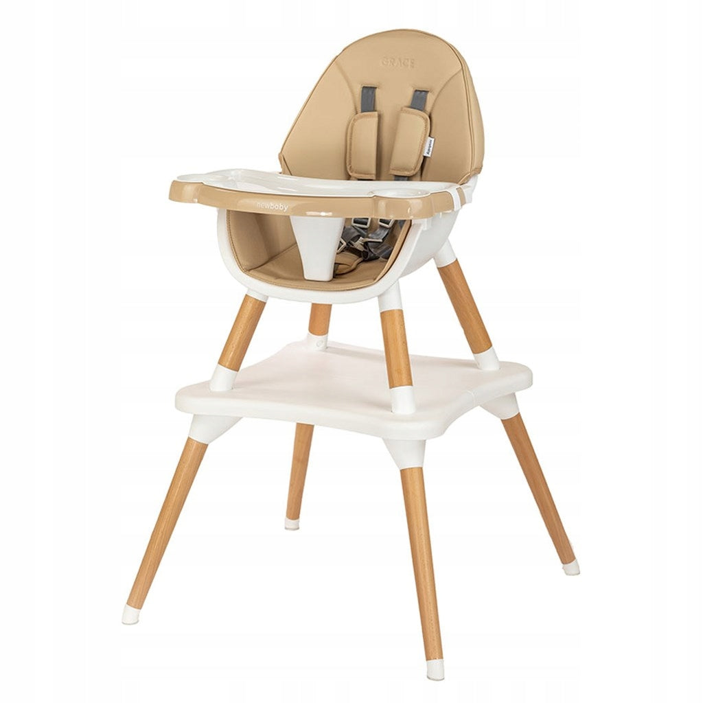 Highchair feeding table 3in1 New Baby Grace beige Brand NEW BABY