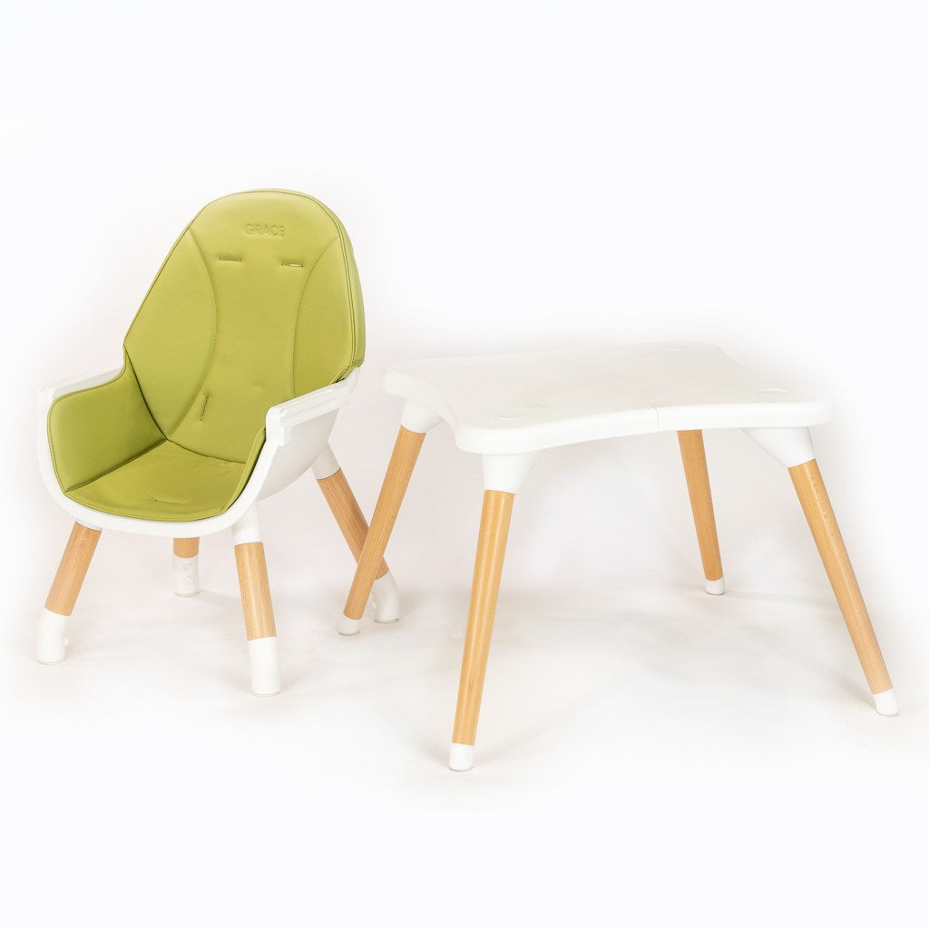 Highchair feeding table 3in1 New Baby Grace green Color green