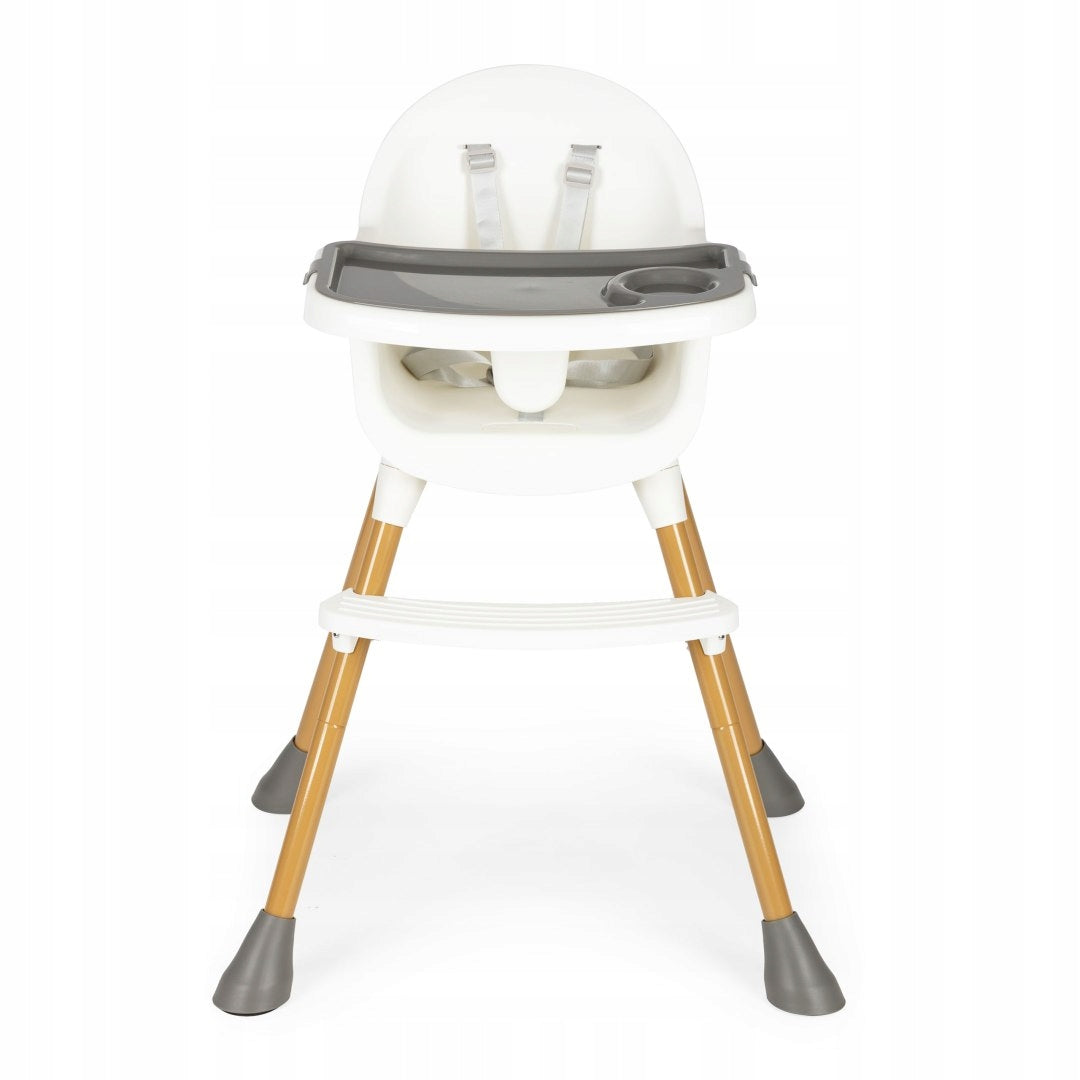 Highchair for feeding children seat white Ecotoys 2in1 Packaging status original
