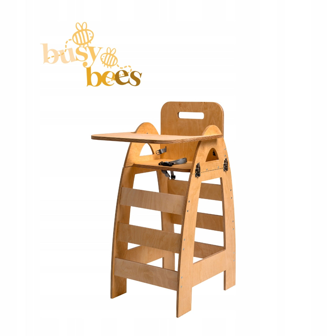 Highchair, wooden ladder, kitchen helper 5in1 Busy Bees Brand Busy Bees