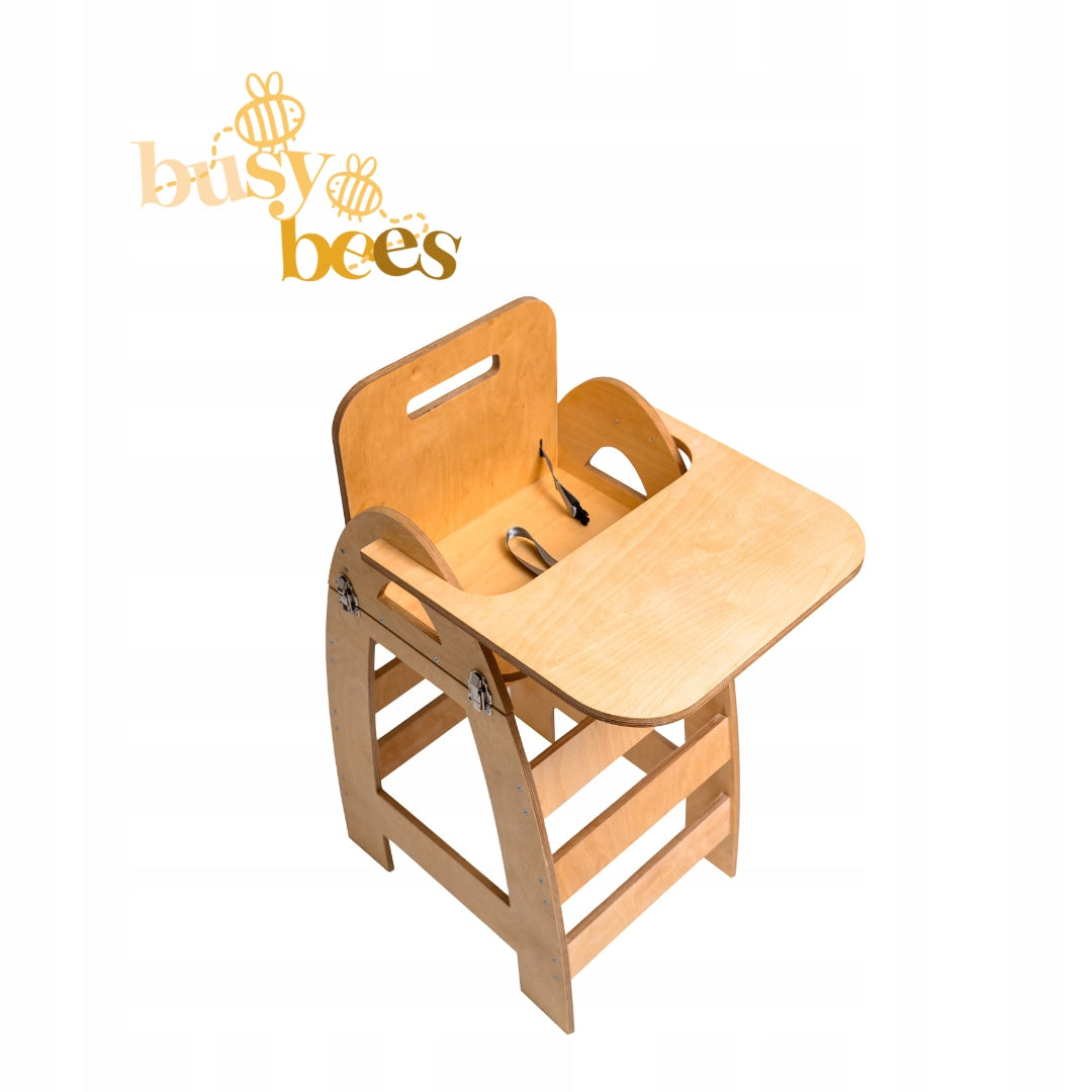 Highchair, wooden ladder, kitchen helper 5in1 Busy Bees EAN (GTIN) 5907649800303