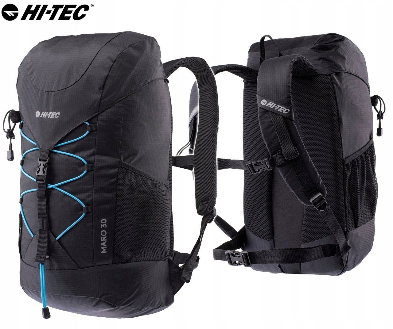 Hiking Backpack Trekking 30L HI-TEC MARO Mountain Sports Lightweight 0,4kg Brand Hi-Tec