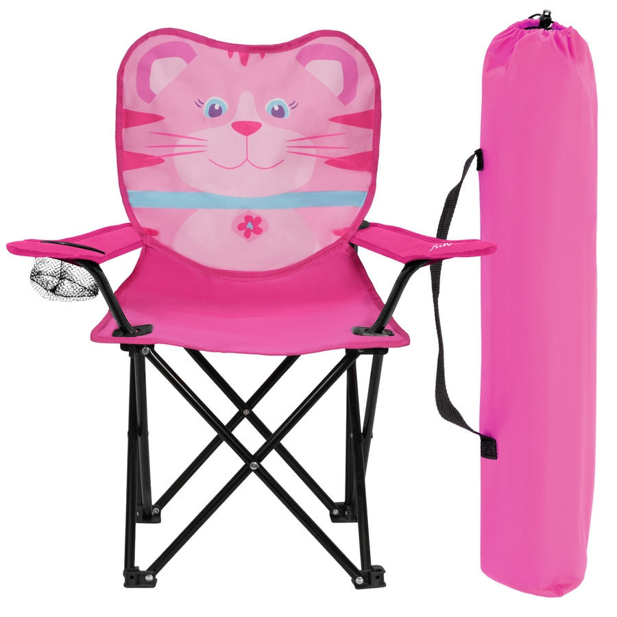 Hiking Chair Folding Fishing For Girls Pink NILS Packaging status original