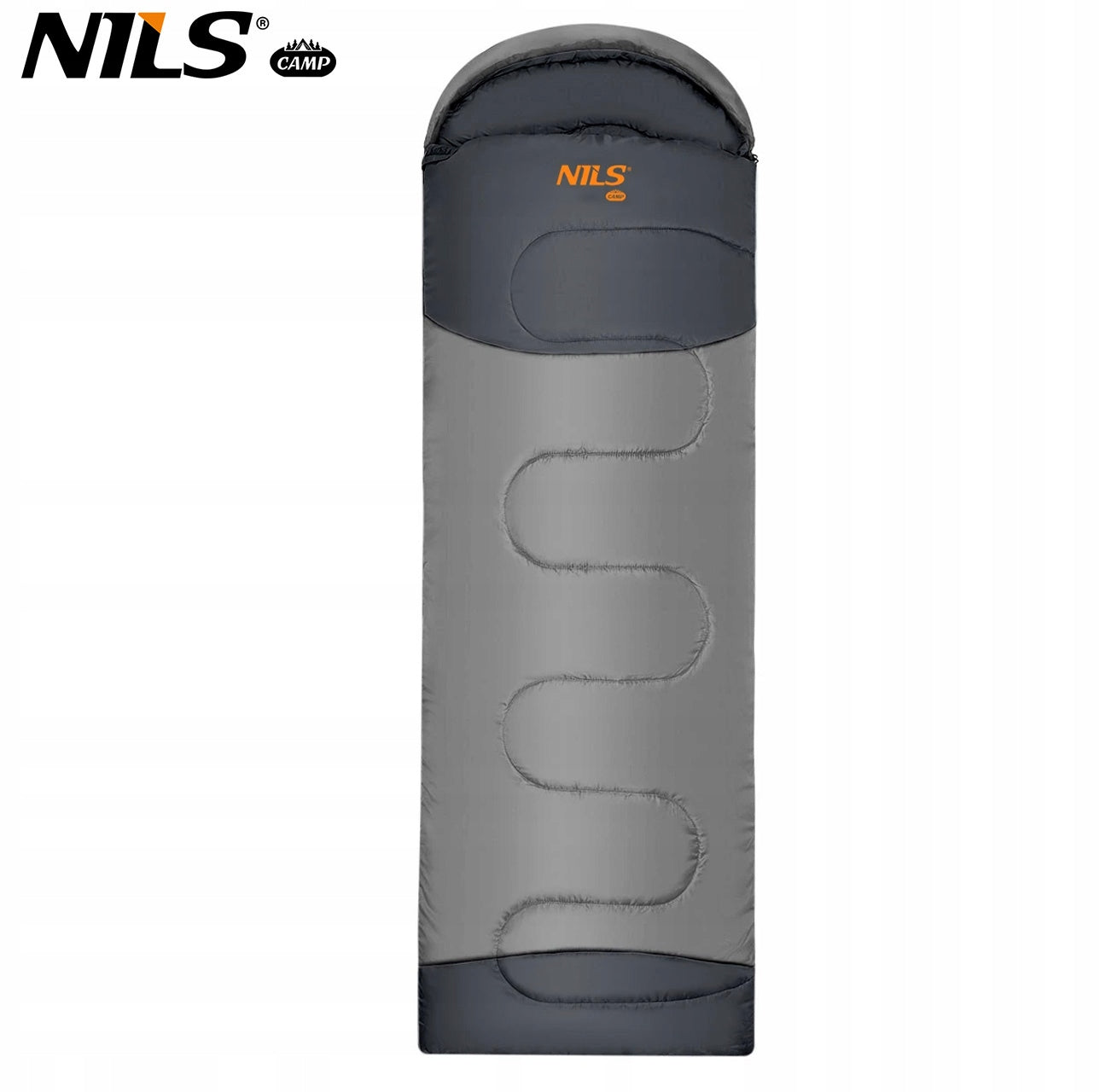 Hiking Sleeping Bag Warm Mummy Lightweight With Hood Cover NILS 215x75 cm Manufacturer code NC2008