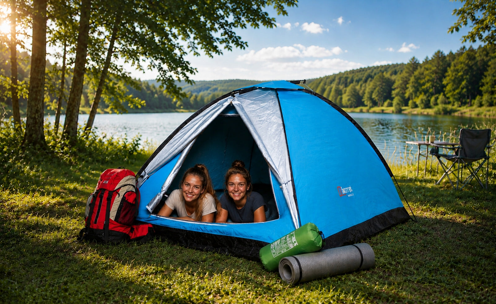 Hiking Tent 4 Person Camping UV30+ Tropical Waterproof Packaging status original