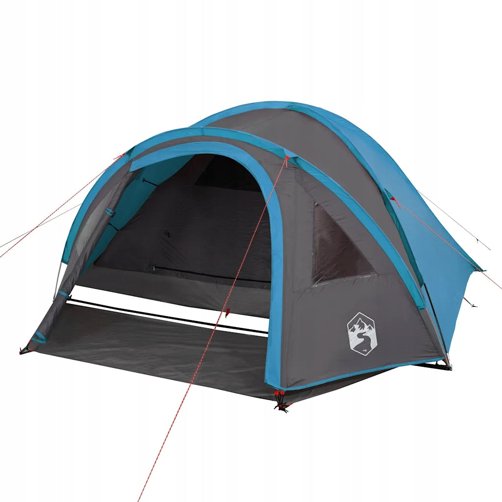 Hiking Tent, Dome, 4-Person, Blue, Waterproof Model 94350