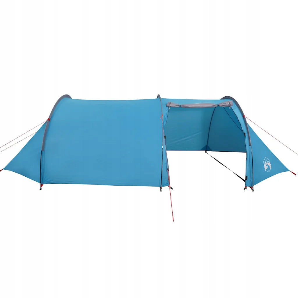 Hiking Tent, Tunnel, 4-Person, Blue, Waterproof Number of bedrooms 1
