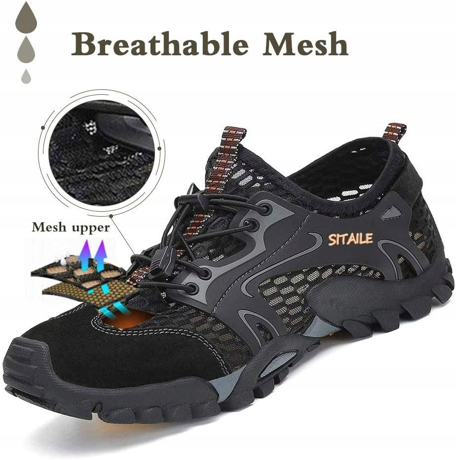 Hiking Water Shoes Barefoot Aqua Swim Shoes Pool Beach Fishing Sandals Gender man
