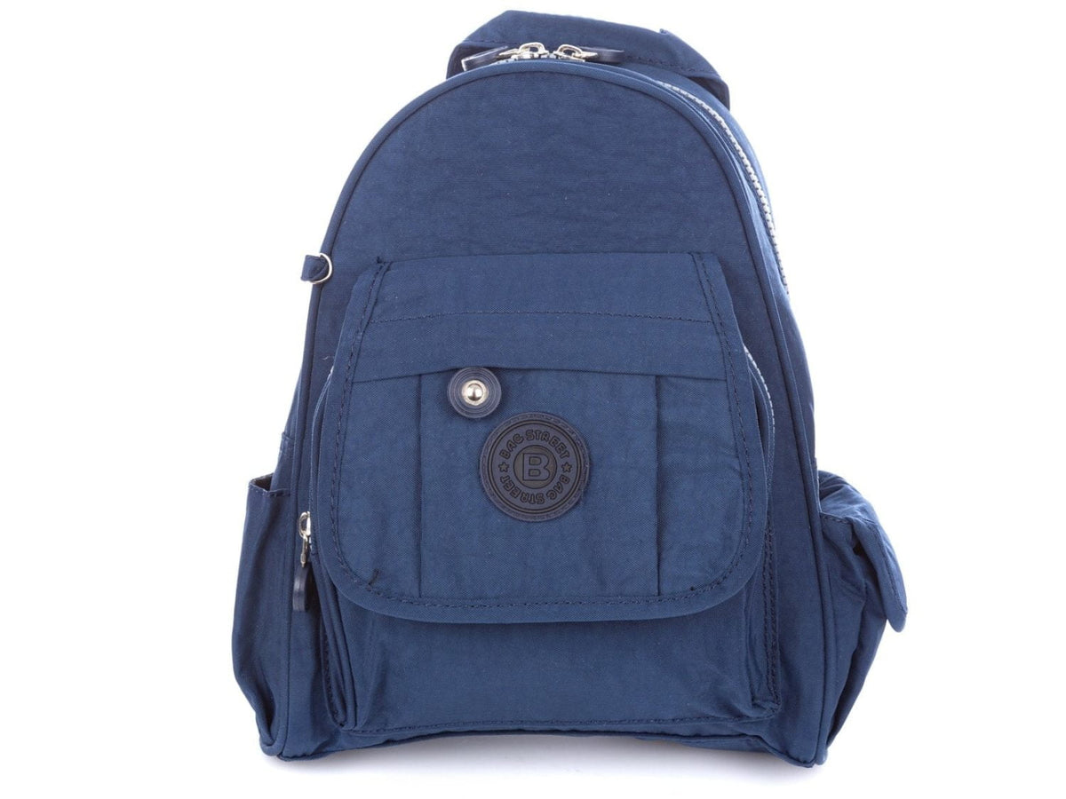 Hiking backpack lightweight material for women's trip men's navy blue
