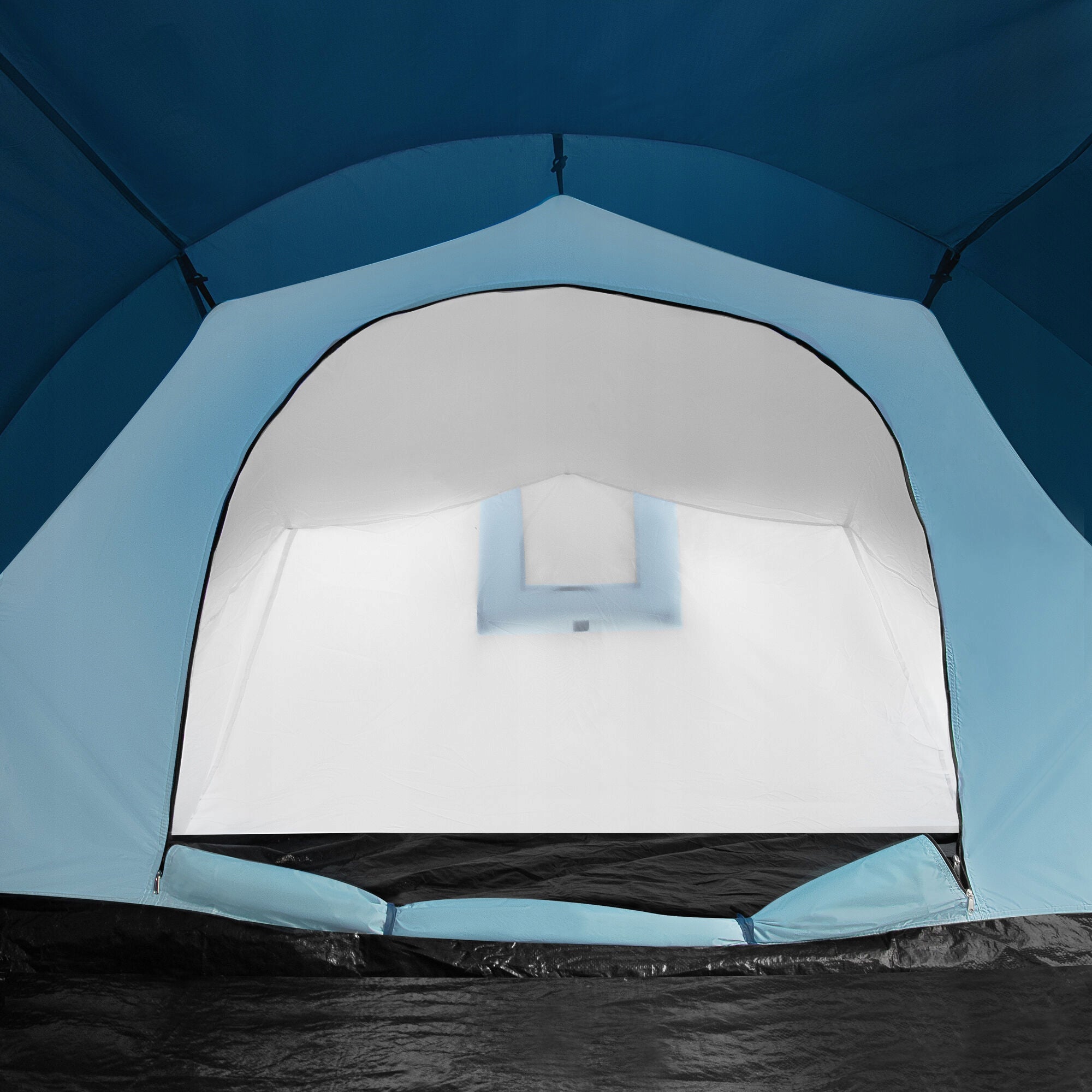 Hiking camping tent 4-person waterproof +Cover 2+2 Waterproofness 2000 mm