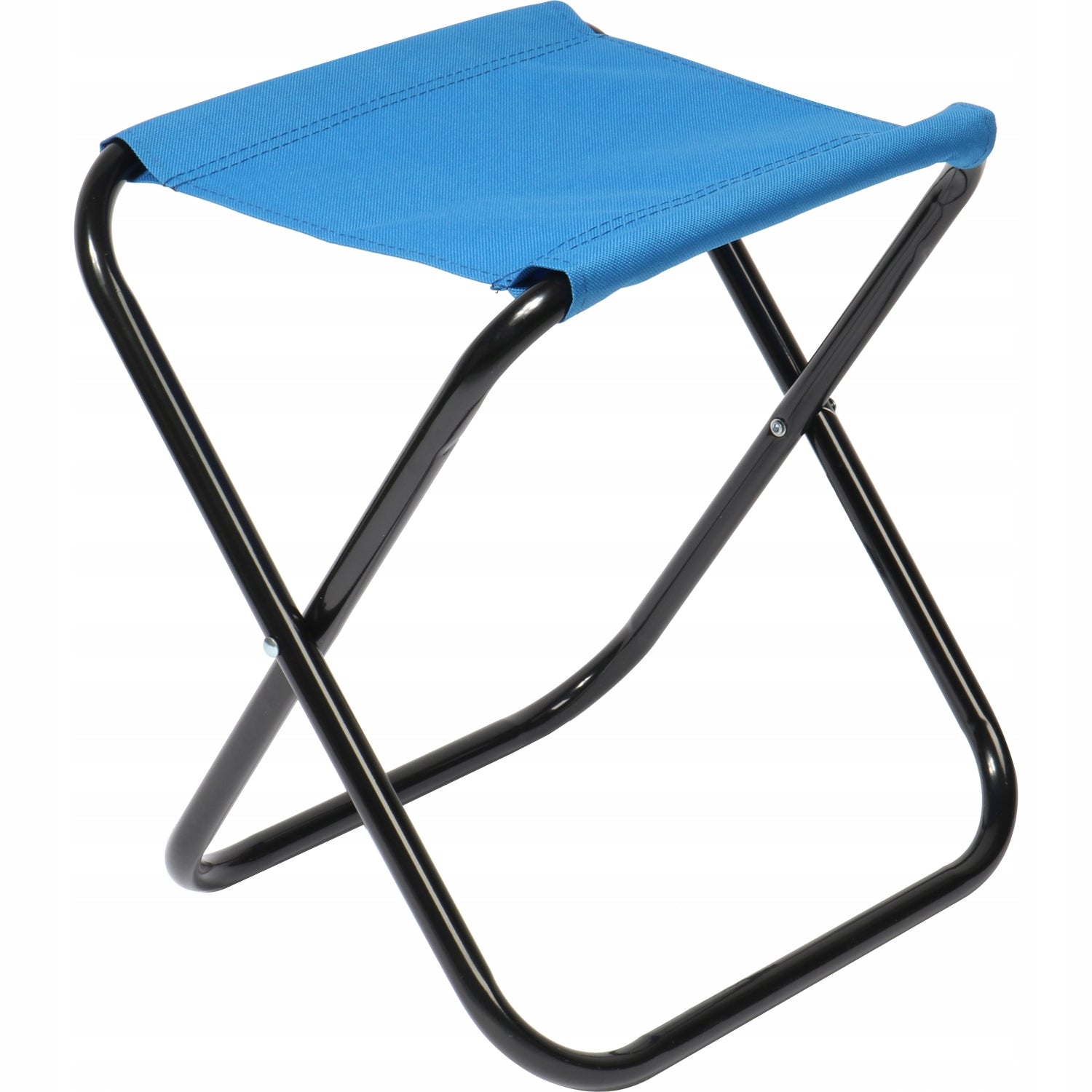 Hiking chair stool folding blue