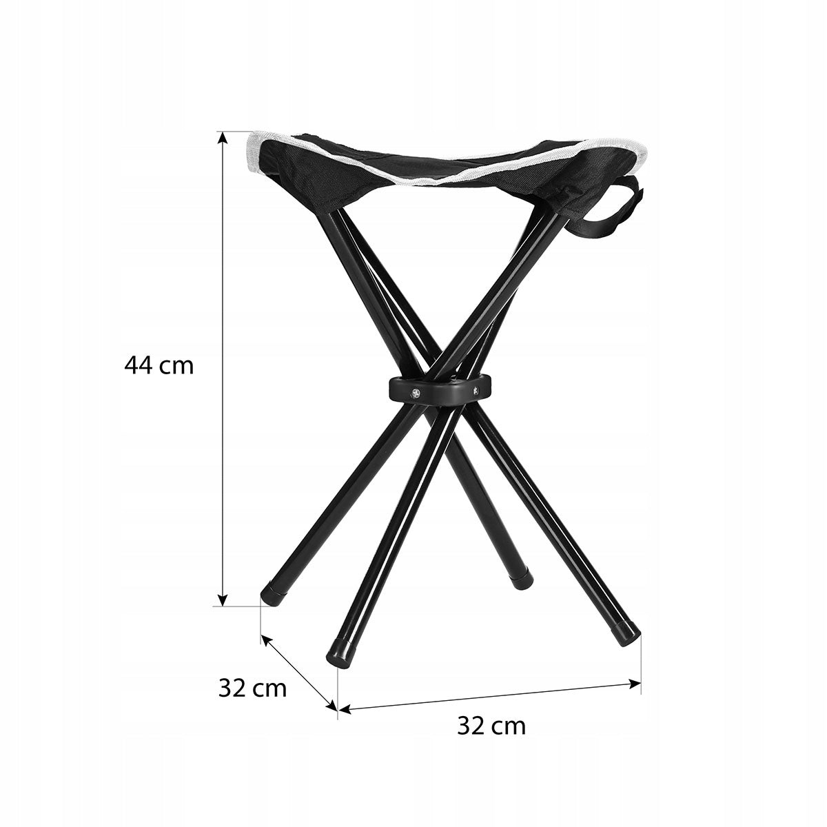 Hiking chair stool folding up to 100kg NILS CAMP Kind chair
