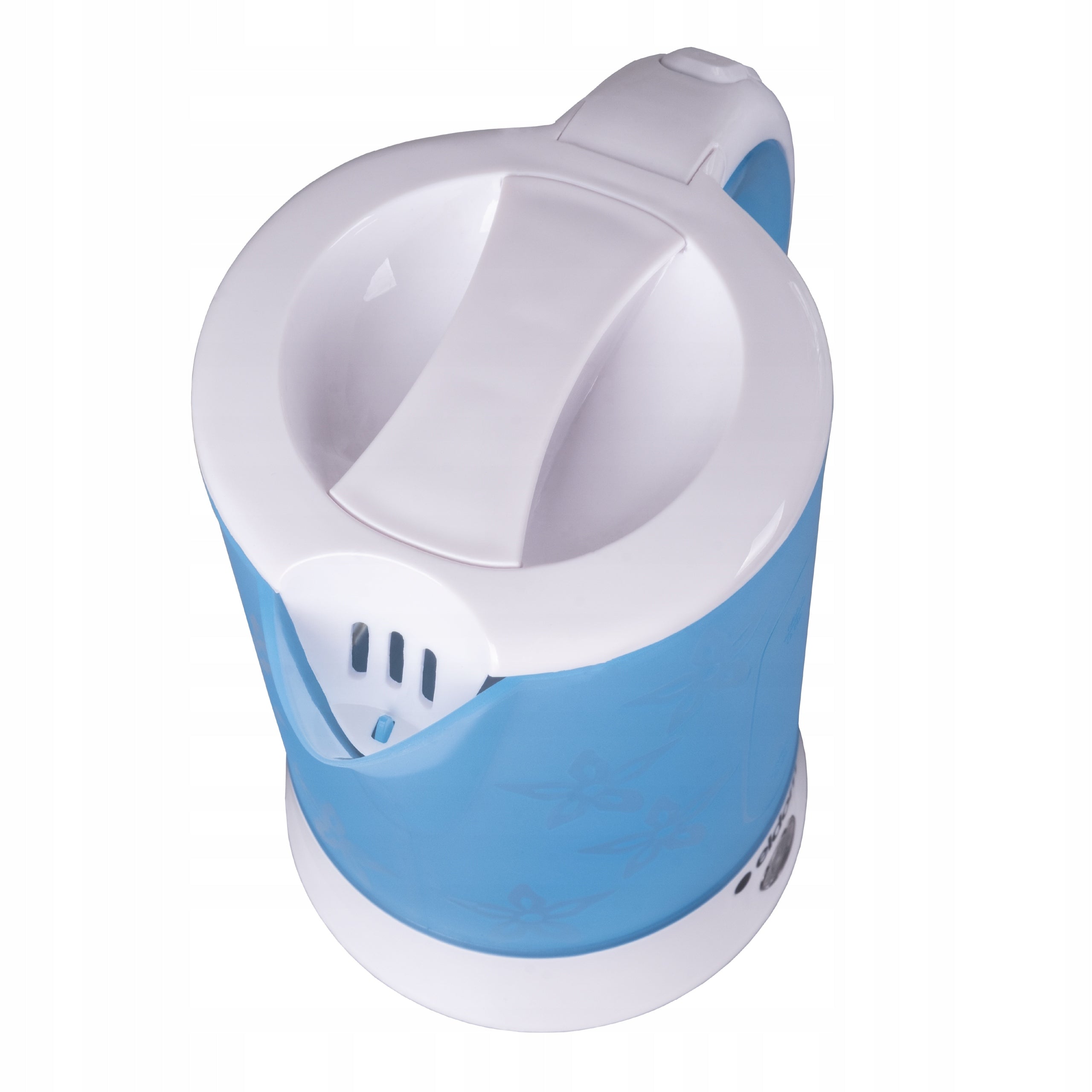 Hiking electric kettle 650W Eldom 0,6L small traveler plus 2 cups Dominant color blue