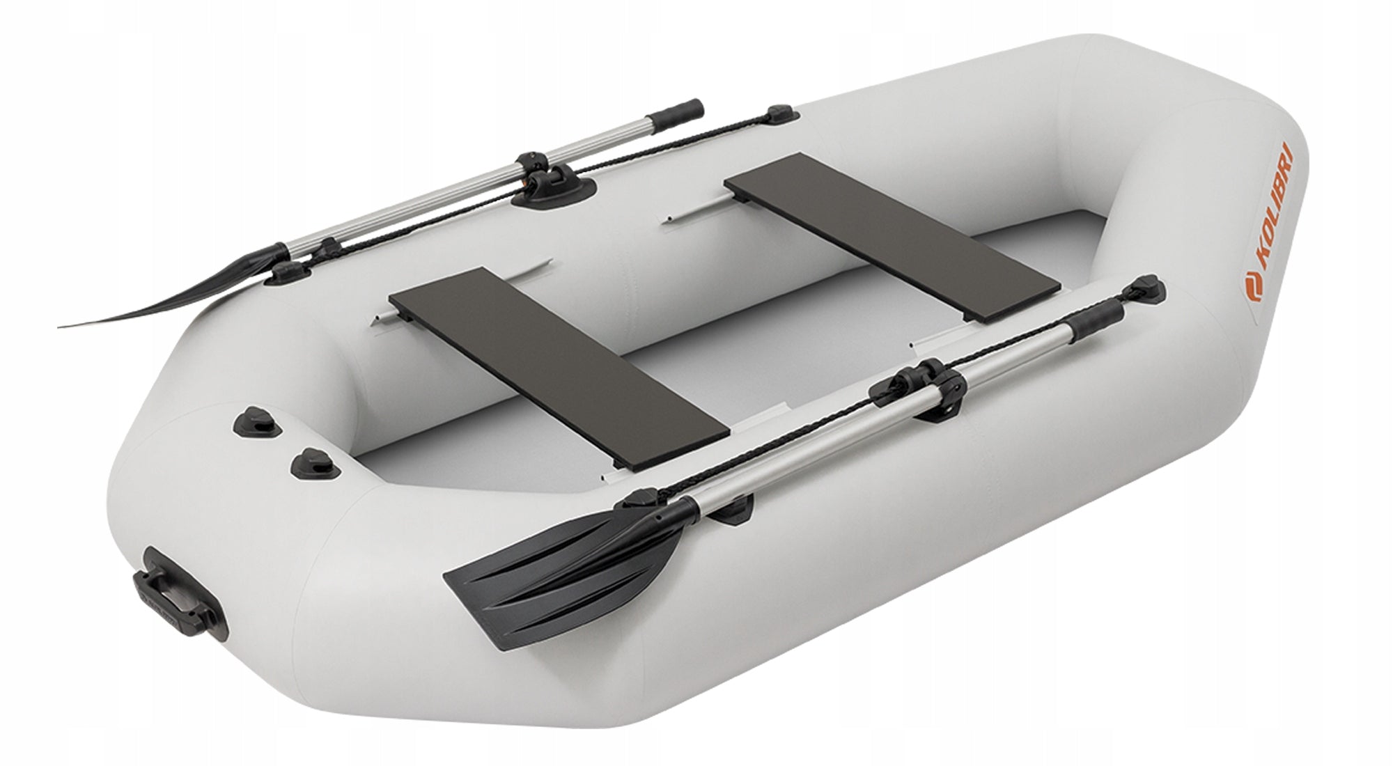 Hiking fishing pontoon Kolibri K-240 basic light grey