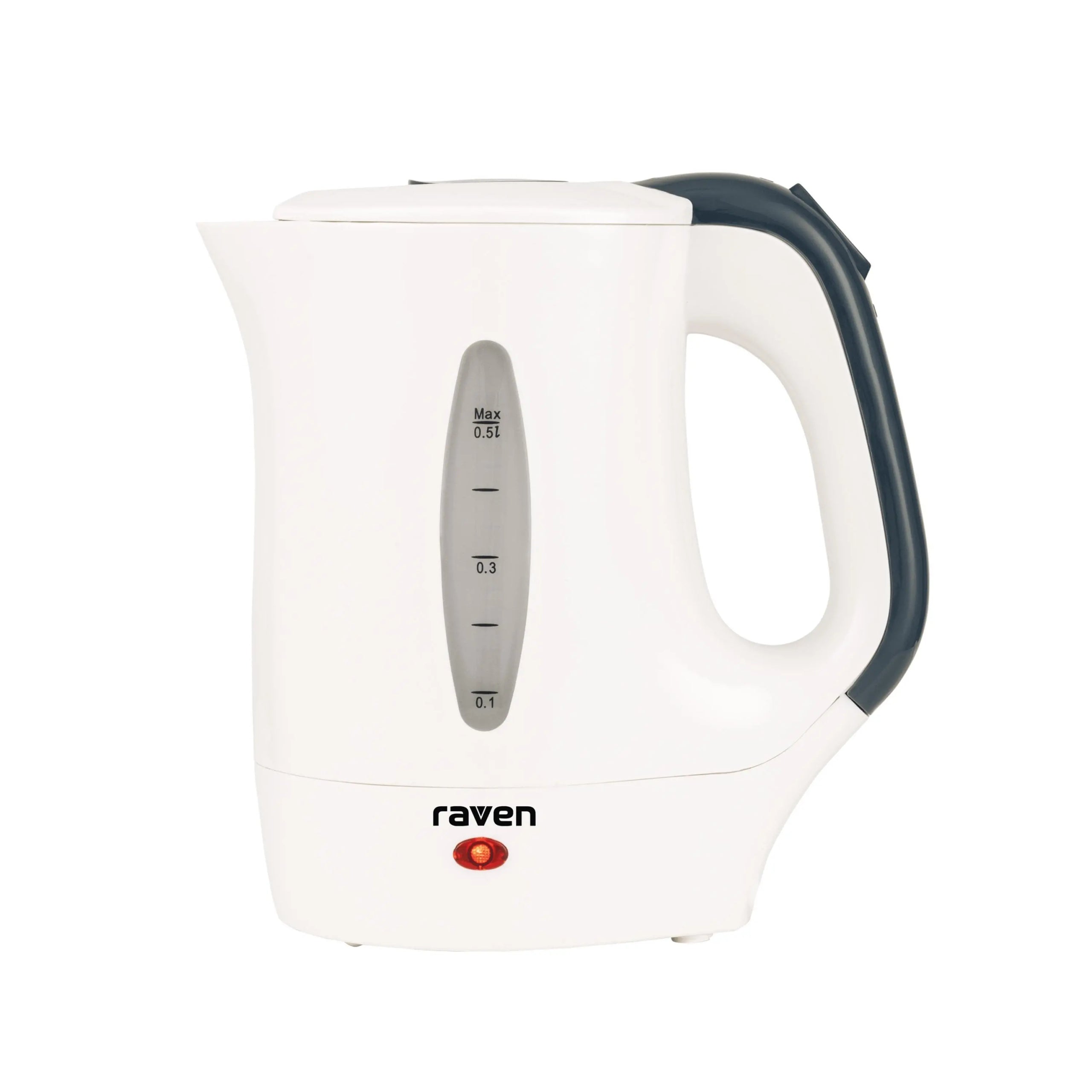 Hiking kettle RAVEN ECT001X 650W 0,5L White + two cups two teaspoons Manufacturer code ECT001X