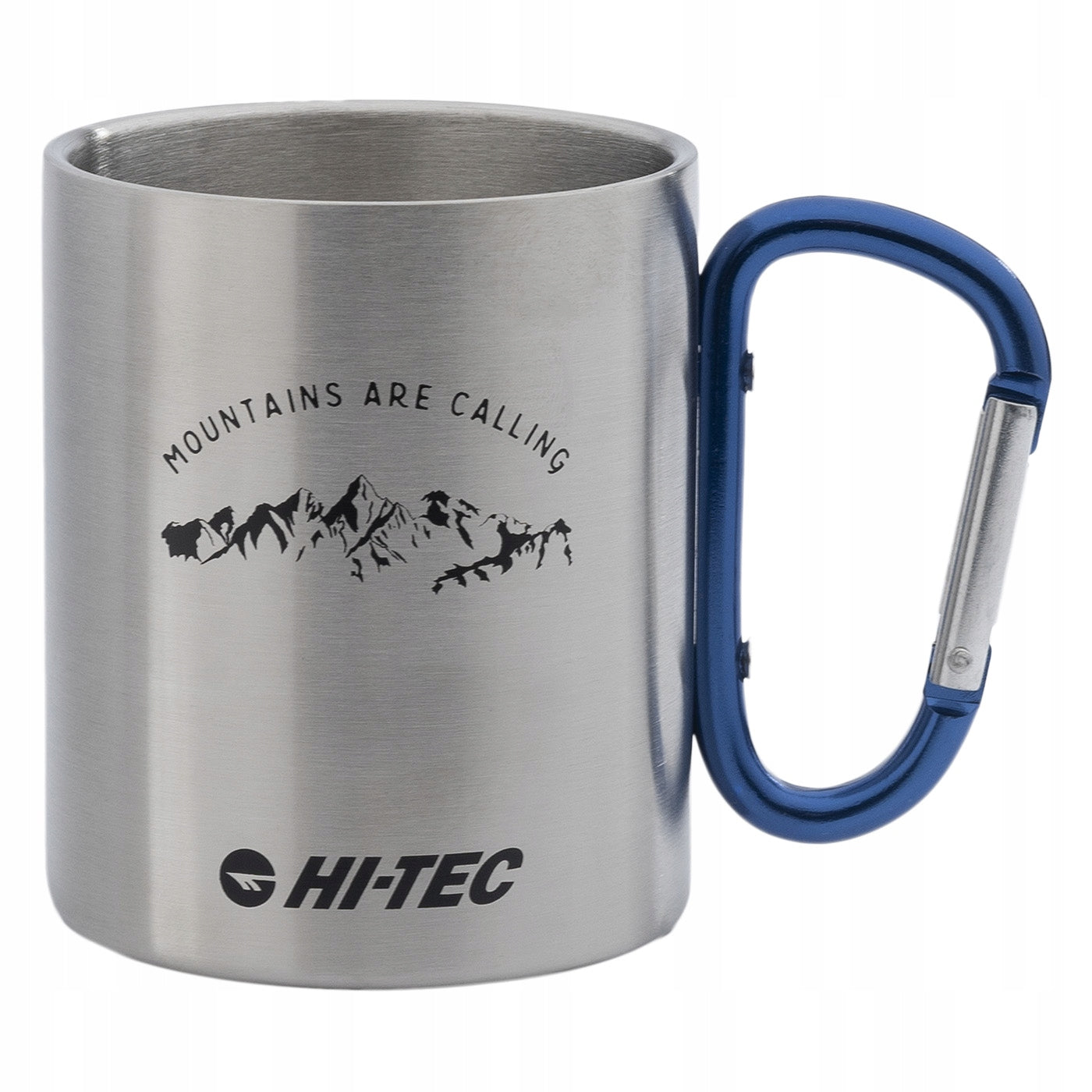 Hiking mug Hi-Tec 300 ml Mountains are calling blue