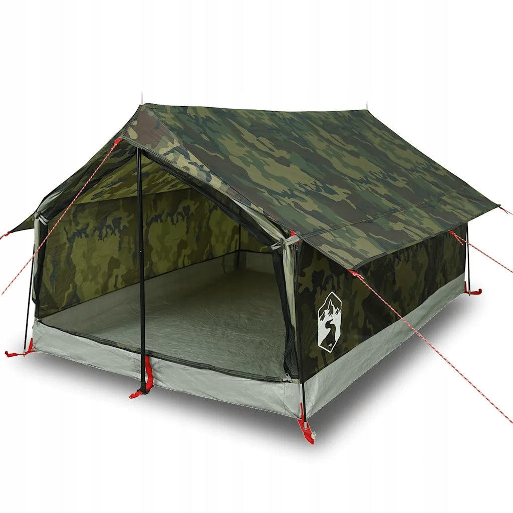 Hiking tent, 2-person, camo, waterproof