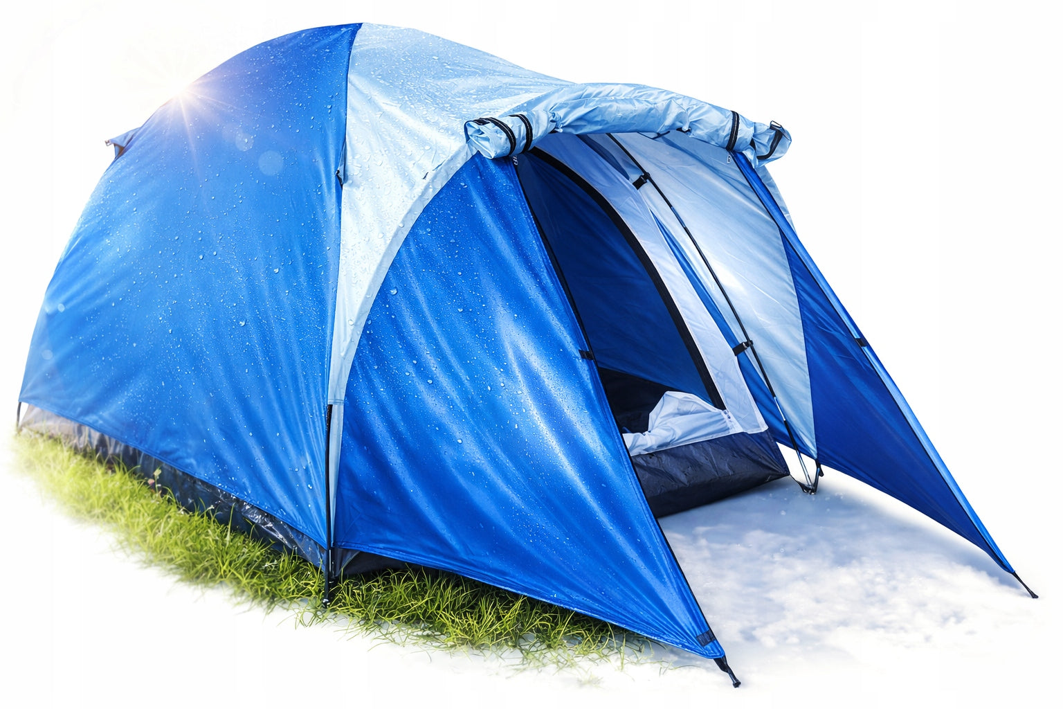 Hiking tent 3 persons two-coat with tropics camping