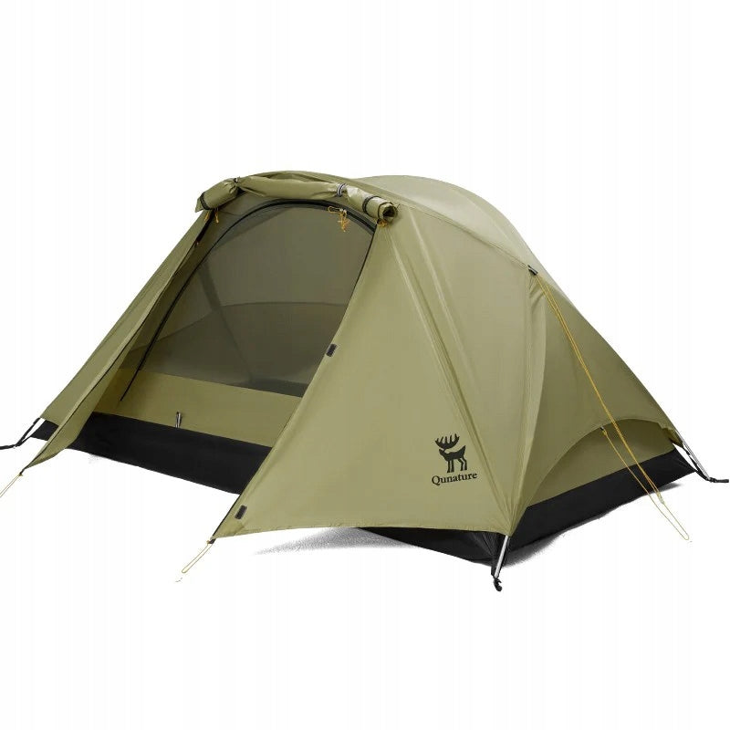 Hiking tent light 1,5kg 2000MM QUNATURE 1-2persons 101 GREEN