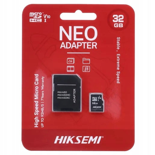 Hiksemi memory card 32GB microSDHC 92 MB/s Hikvision