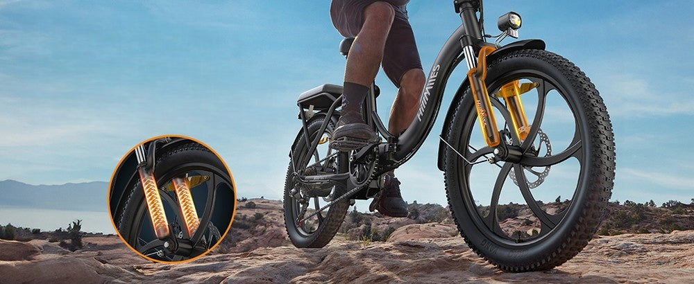 HillMiles MilePort 1 20 inch 250 W Folding Electric Bike 100 km Range Frame size bigger
