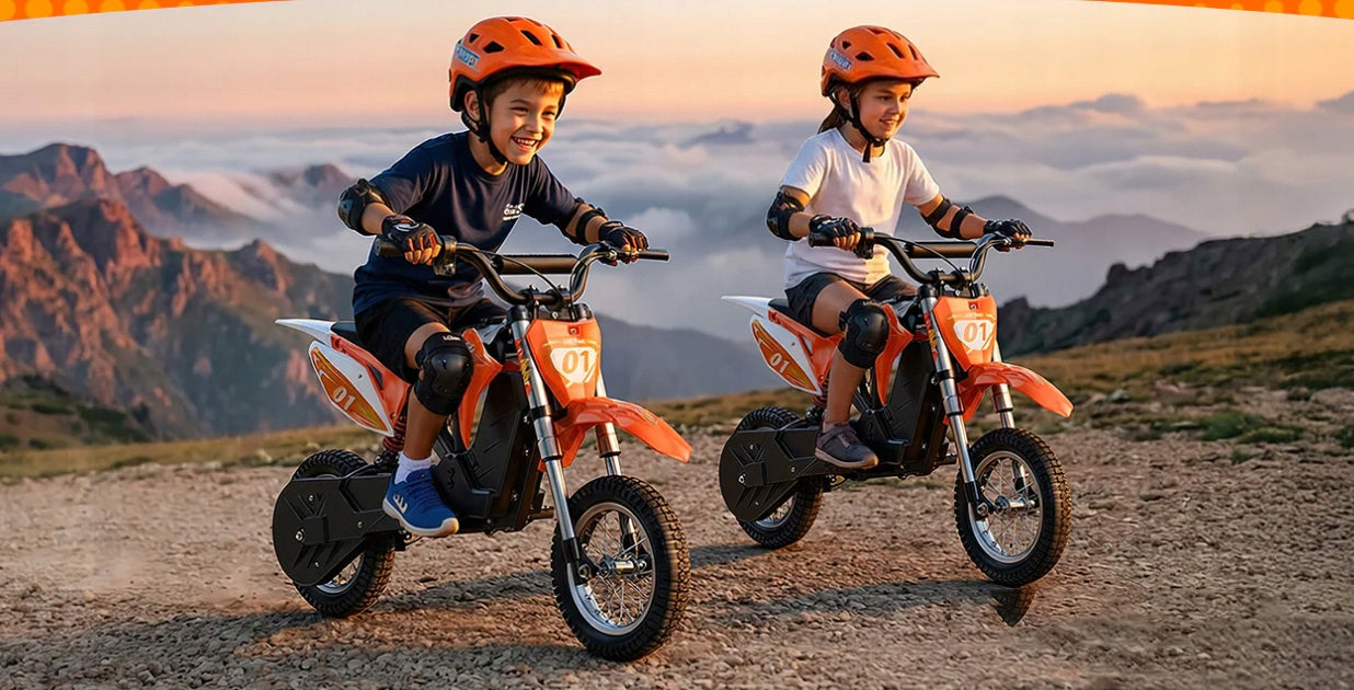 HillMiles MileRocket 1 Electric Motorcycle for Kids 250W 36v 4.5A 25km/h Packaging status original